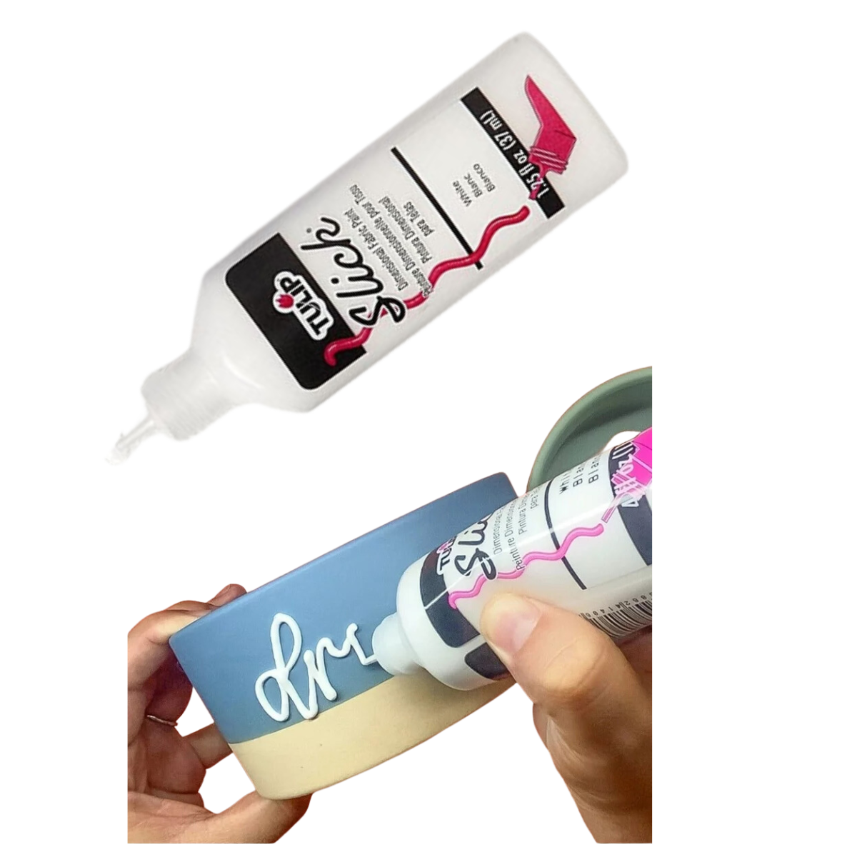 Dimensional Fabric Paint Neon & Glow / 6 Pinturas Dimensionales para Tela Neon Pintura para Tela Tulip