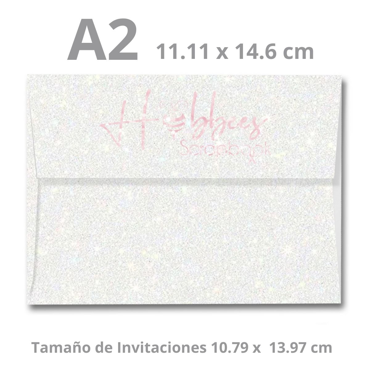 Inkjet Printable Glitter Envelopes A2 / Sobres Glitter Imprimibles Papel Harmony Paper