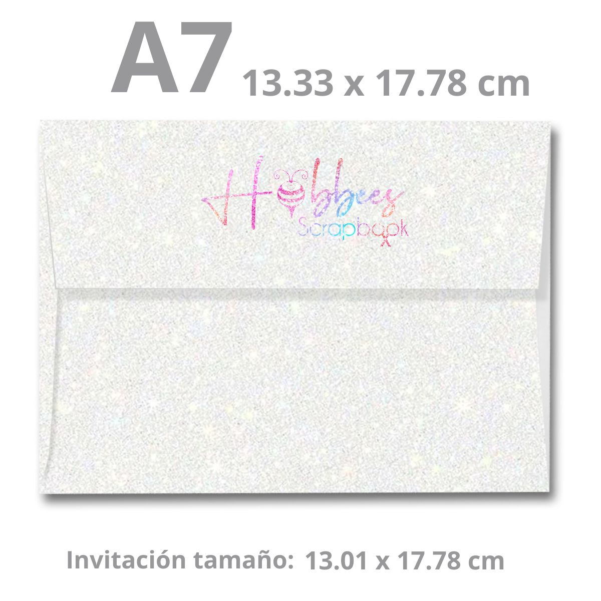 Inkjet Printable Glitter Envelopes A7 / Sobres Glitter Imprimibles Papel Harmony Paper