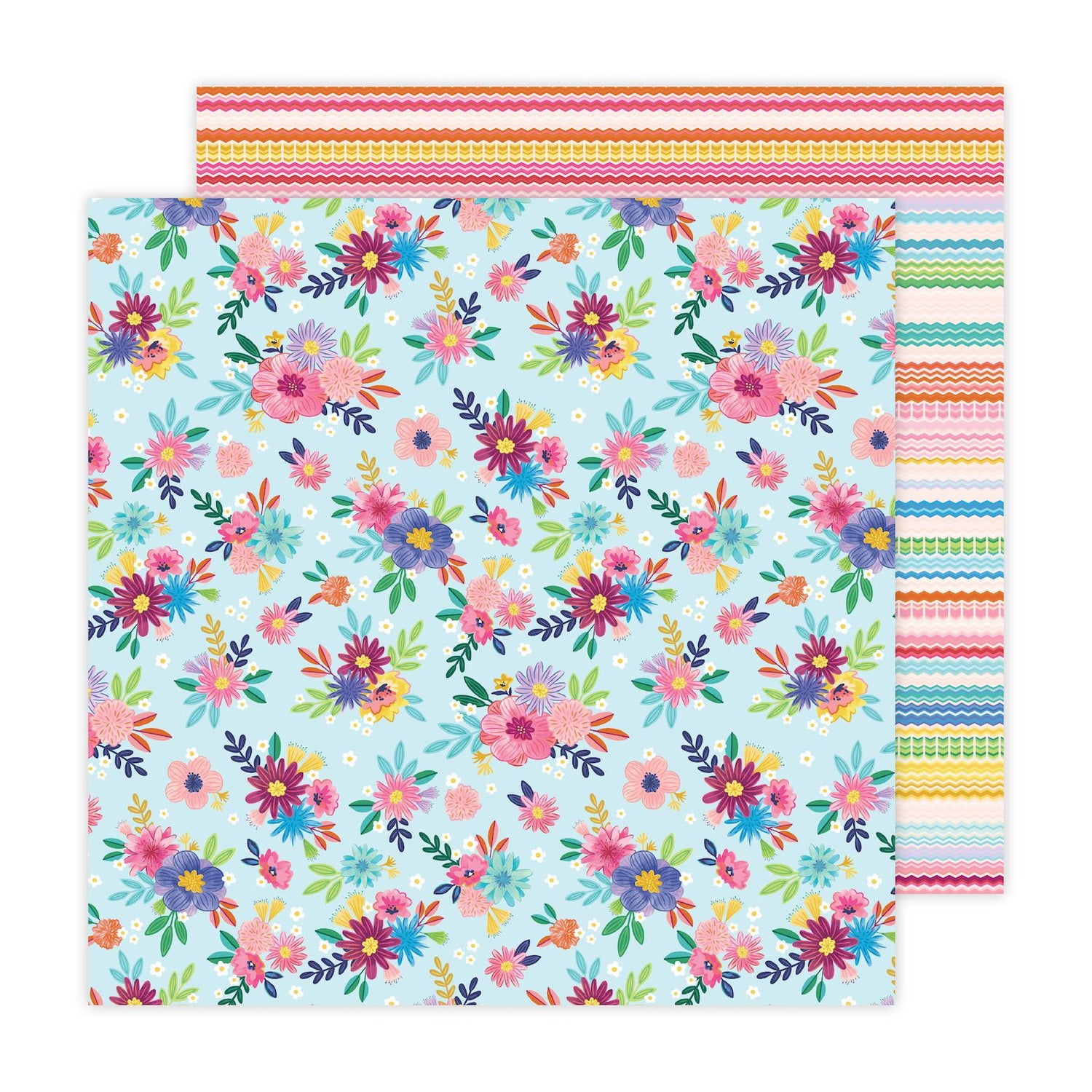 Blooming Wild Paper  Sheet / Hoja de Papel Florecer Salvaje