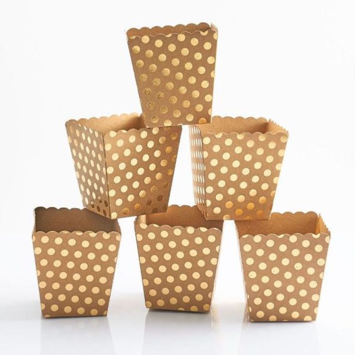 Kraft Foil Dots 12" / Hoja de Cartulina Kraft con Puntos Dorados Descontinuado Bazzill