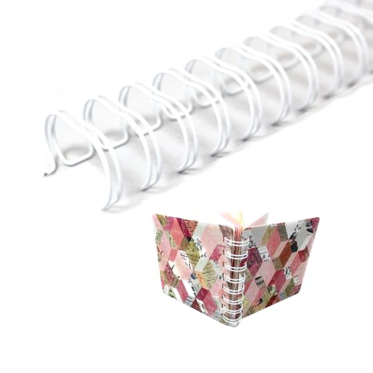 Cinch Wires White 1" / Arillos para Engargolar Blancos 1" Arillos para Engargolar We R Memory Keepers