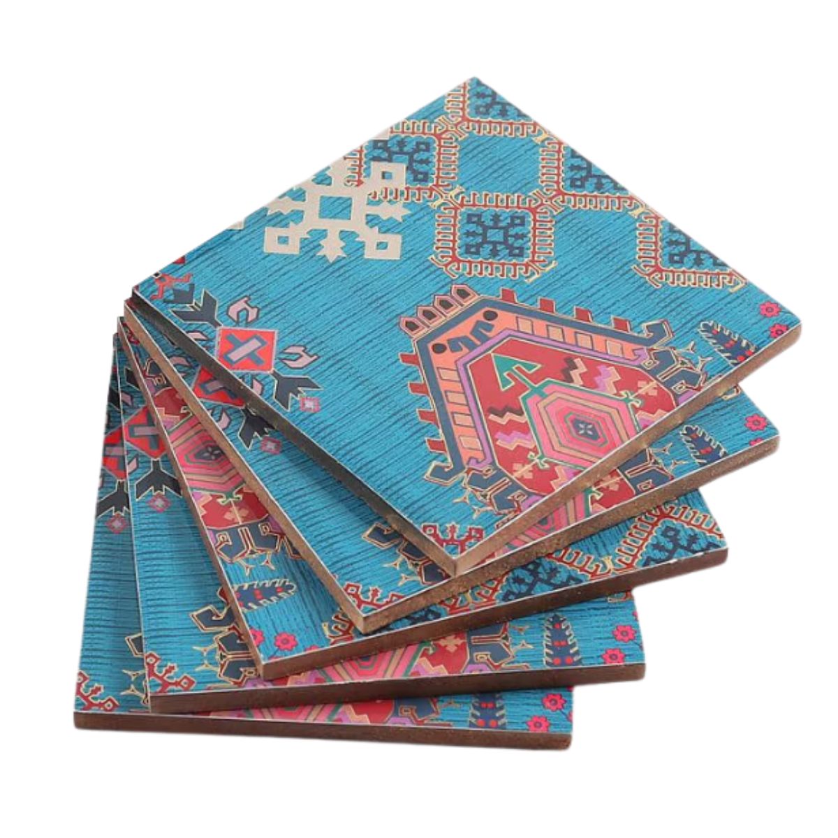 MDF Coaster Square 4" / Portavasos Personalizable Decoupage Little Birdie