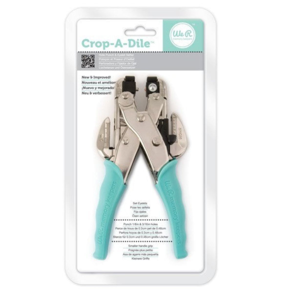 Crop-A-Dile Eyelet Setter / Perforadora y Cierra Ojillos Perforadoras We R Memory Keepers