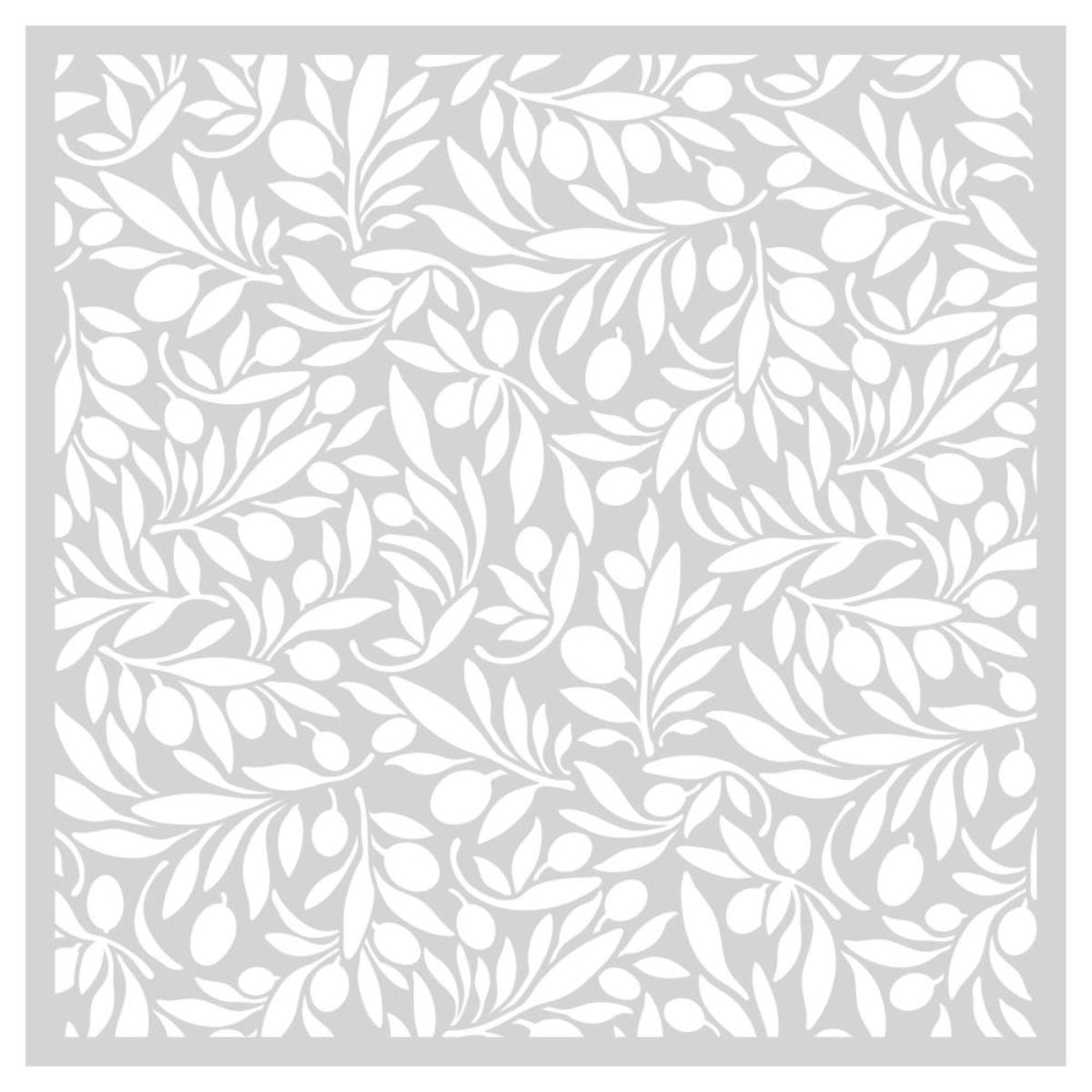 Mediterranean Dreams Stencil / Plantilla Mediterránea Esténciles / Plantillas Crafter&