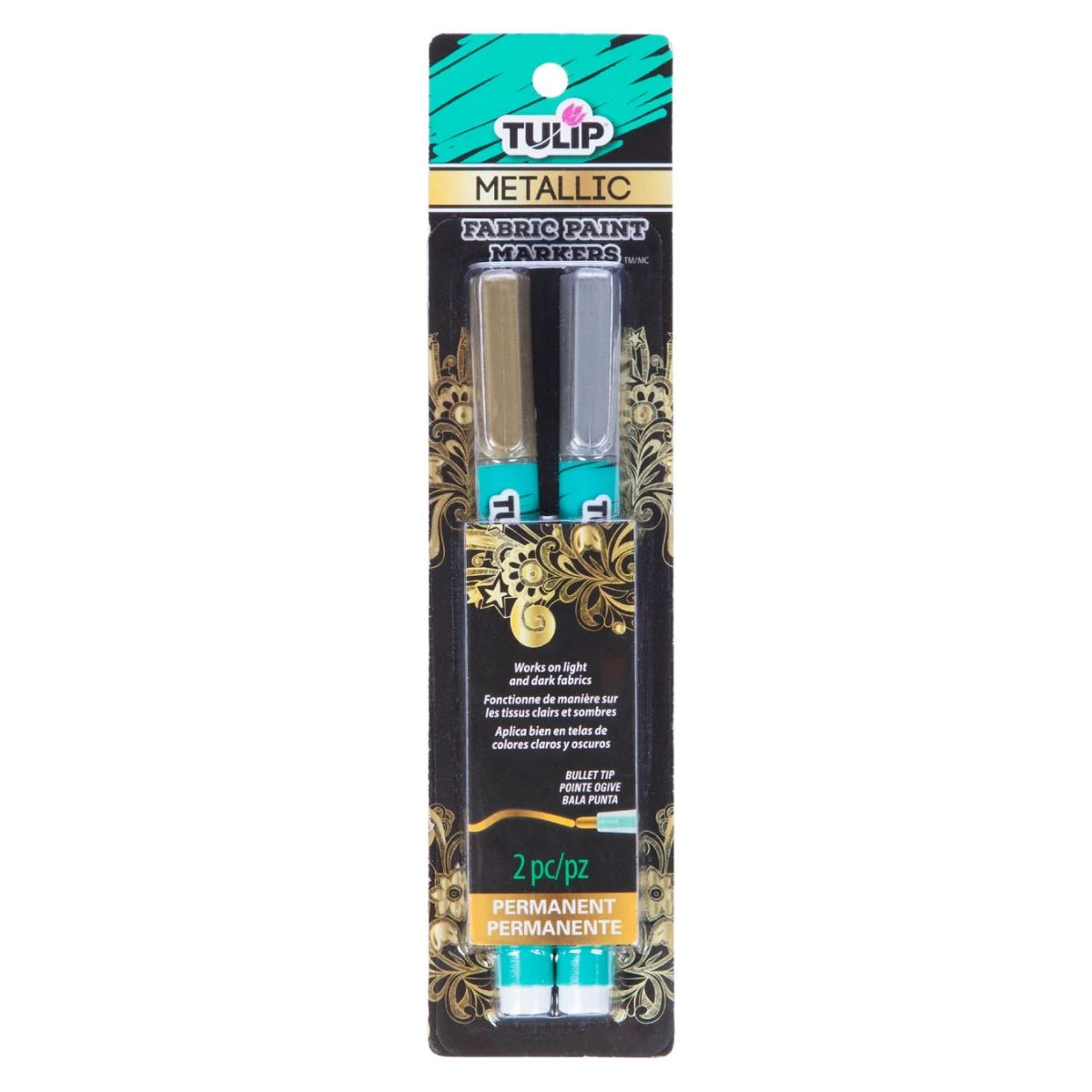 Metallic Fabric Markers / Marcadores de Tela Metálicos Costura Tulip