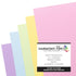 Pastel Cardstock 12" / 50 Hojas Cartulina Premium Colores Pastel 30.5 cm Papel Harmony Paper