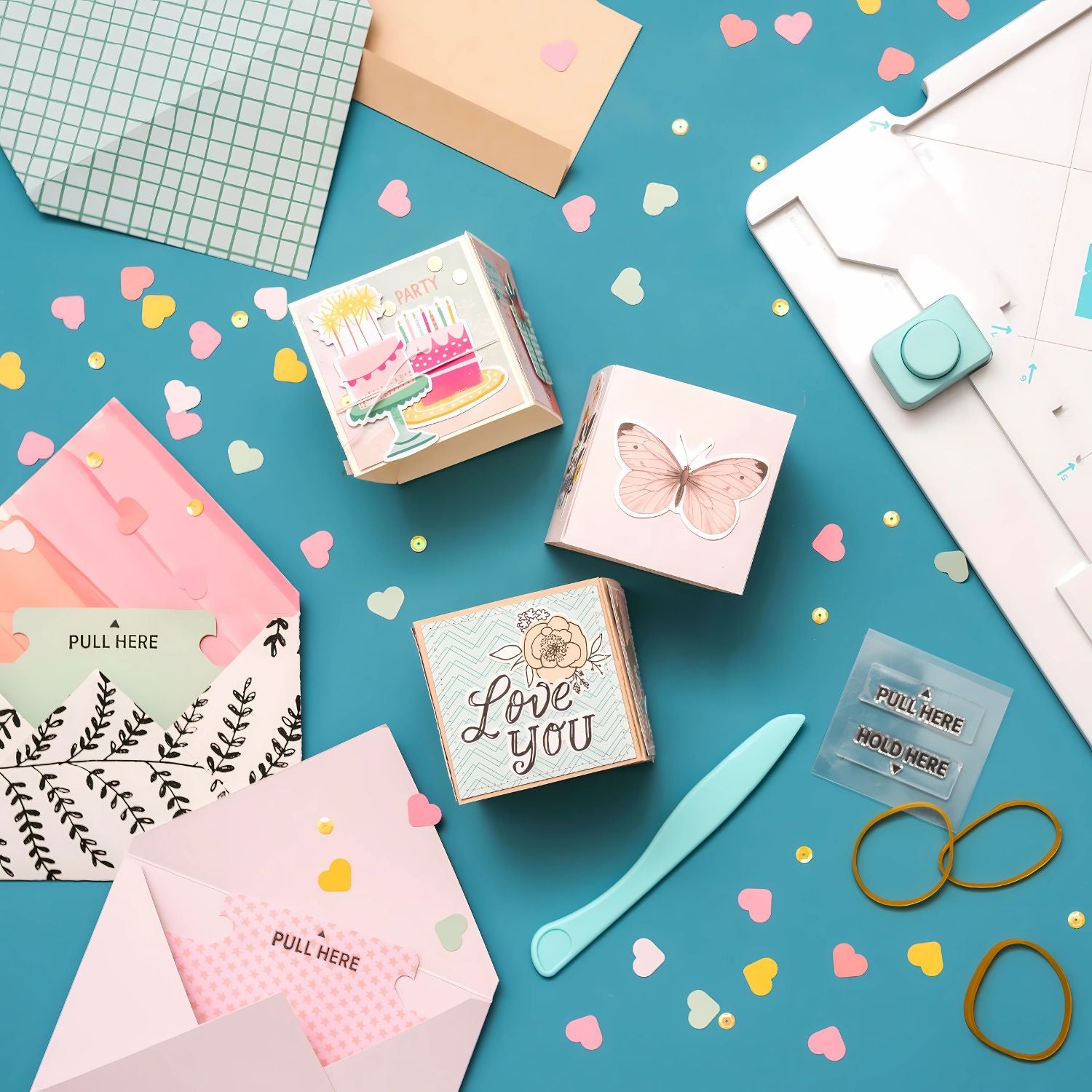 Explosion Card and Envelope Maker Board / Tabla Para Hacer Tarjetas Explosivas y Sobres Herramientas We R Memory Keepers