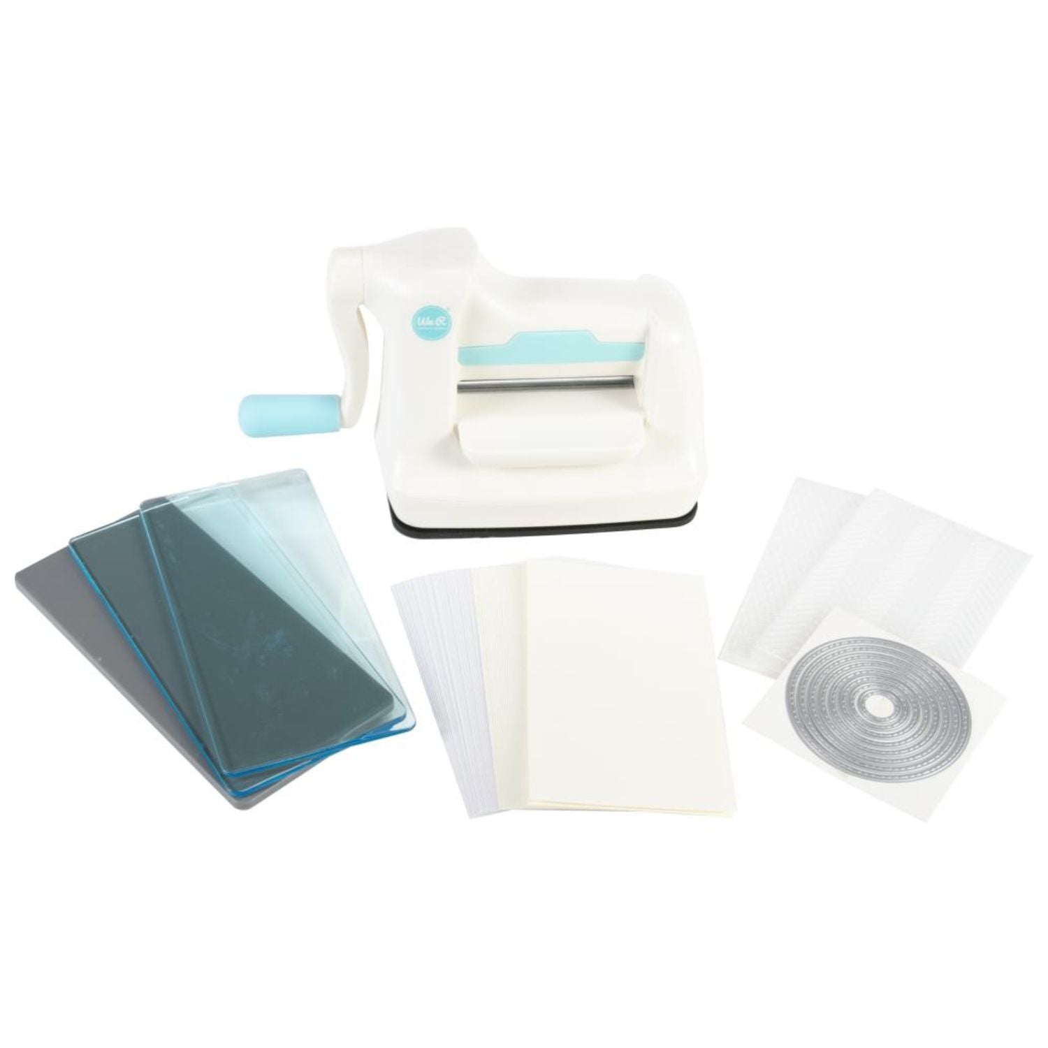 Mini Evolution Die Cut Machine Kit / Suajadora Mini Evolution 64 piezas Suajadoras / Troqueladoras We R Memory Keepers