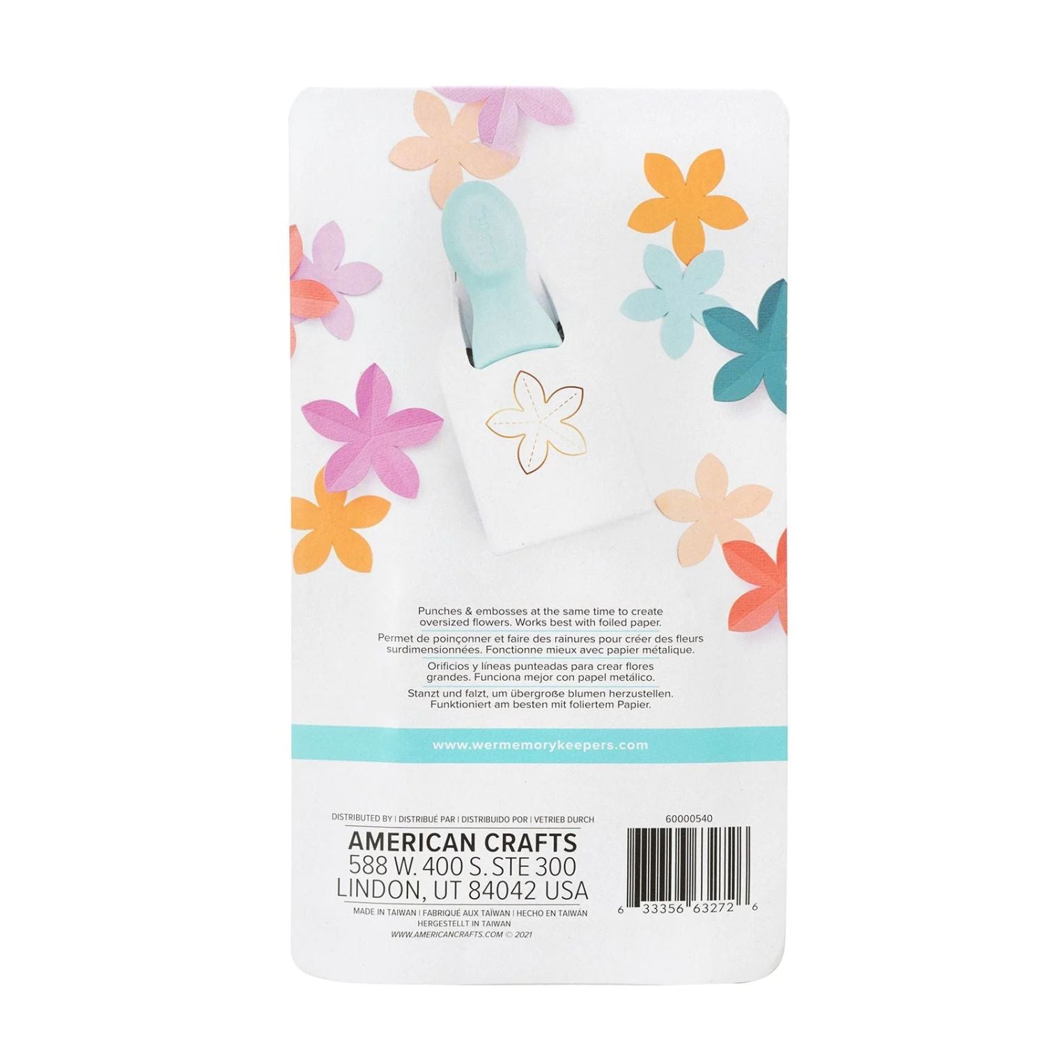 Punch Tropical Flower / Perforadora de Flor Tropical Perforadoras We R Memory Keepers