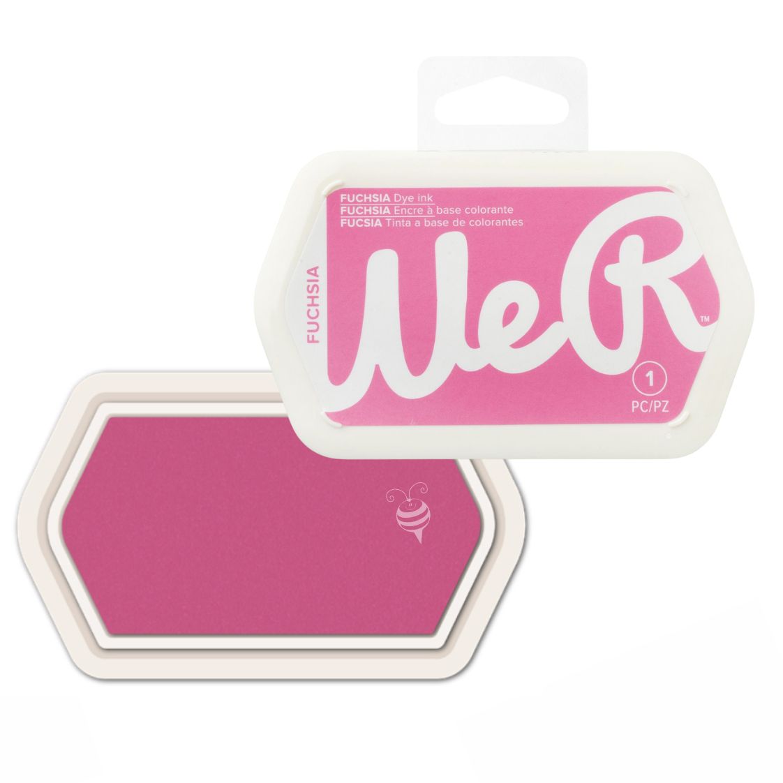 Dye Ink Pad Fuhcsia / Cojín de Tinta Fucsia Tintas We R Makers