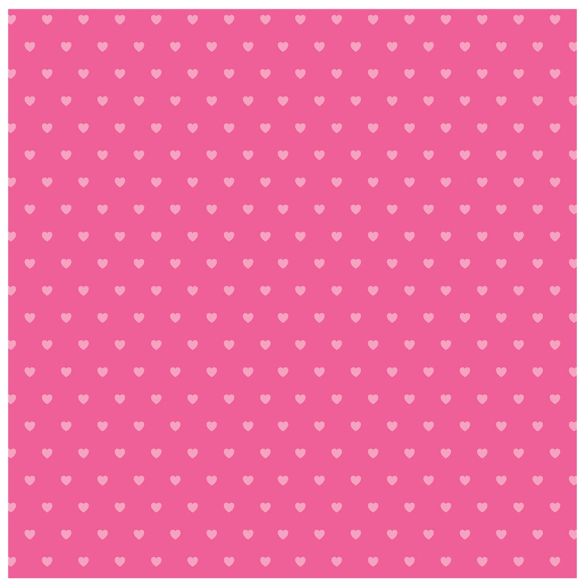 Dark Pink Hearts Cardstock / 1 Hoja de Cartulina Rosa con Corazones Papel, Hojas Sueltas Core&