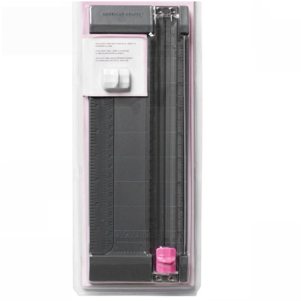Pink Craft Blade Trimmer 9" / Cortadora Para Papel Cortadoras / Guillotinas American Crafts
