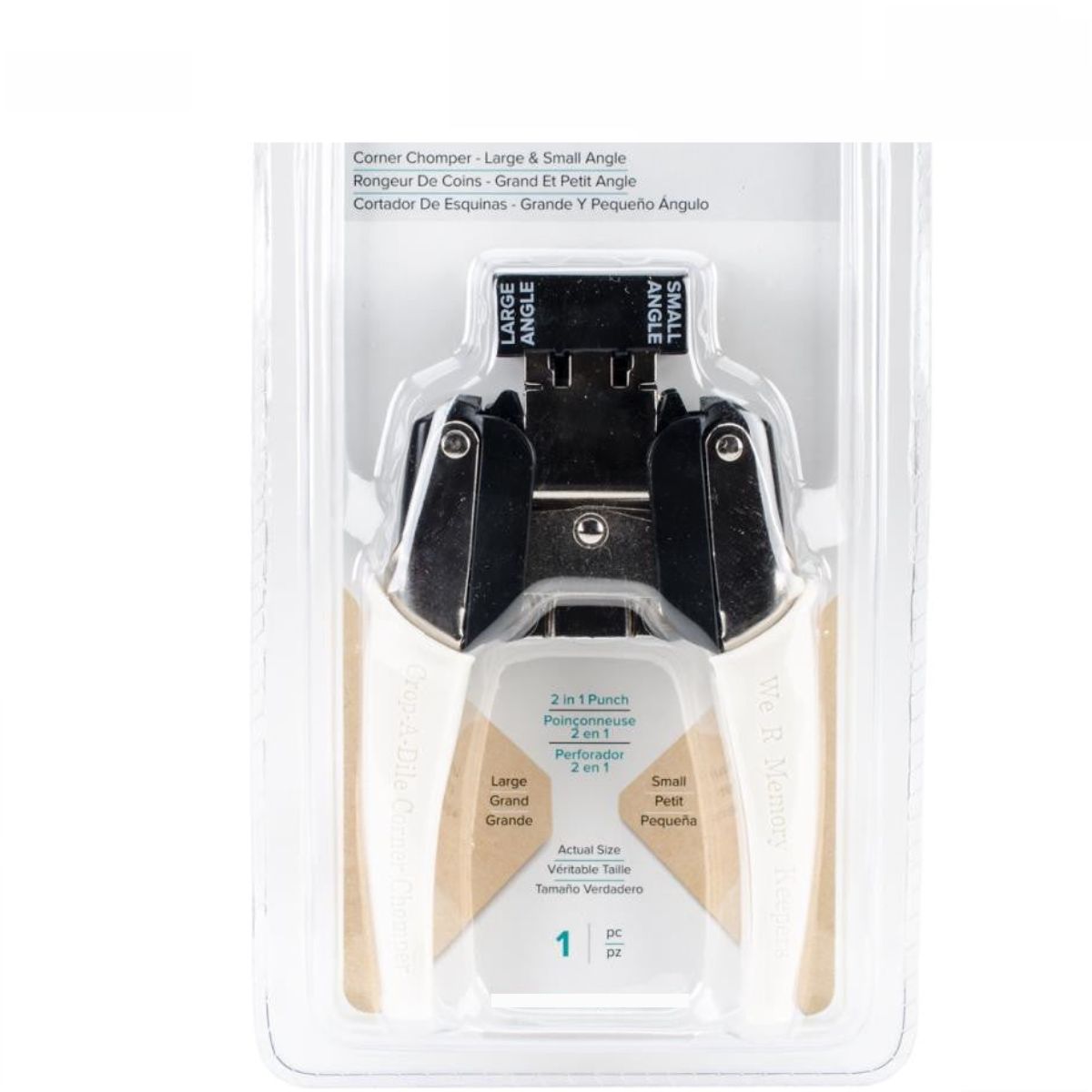 Crop-A-Dile Corner Chomper Large & Small Angle / Cortador de Esquinas Perforadoras We R Memory Keepers