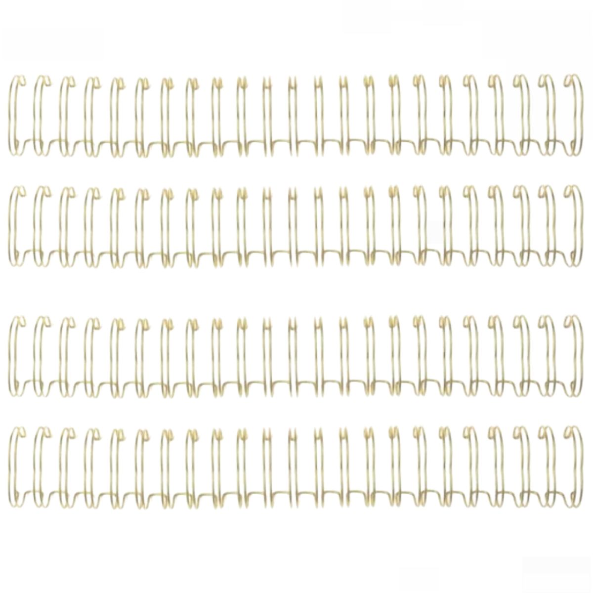 Cinch Wires Gold 0.625" / 4 Arillos Metálicos Dorados Arillos para Engargolar We R Memory Keepers