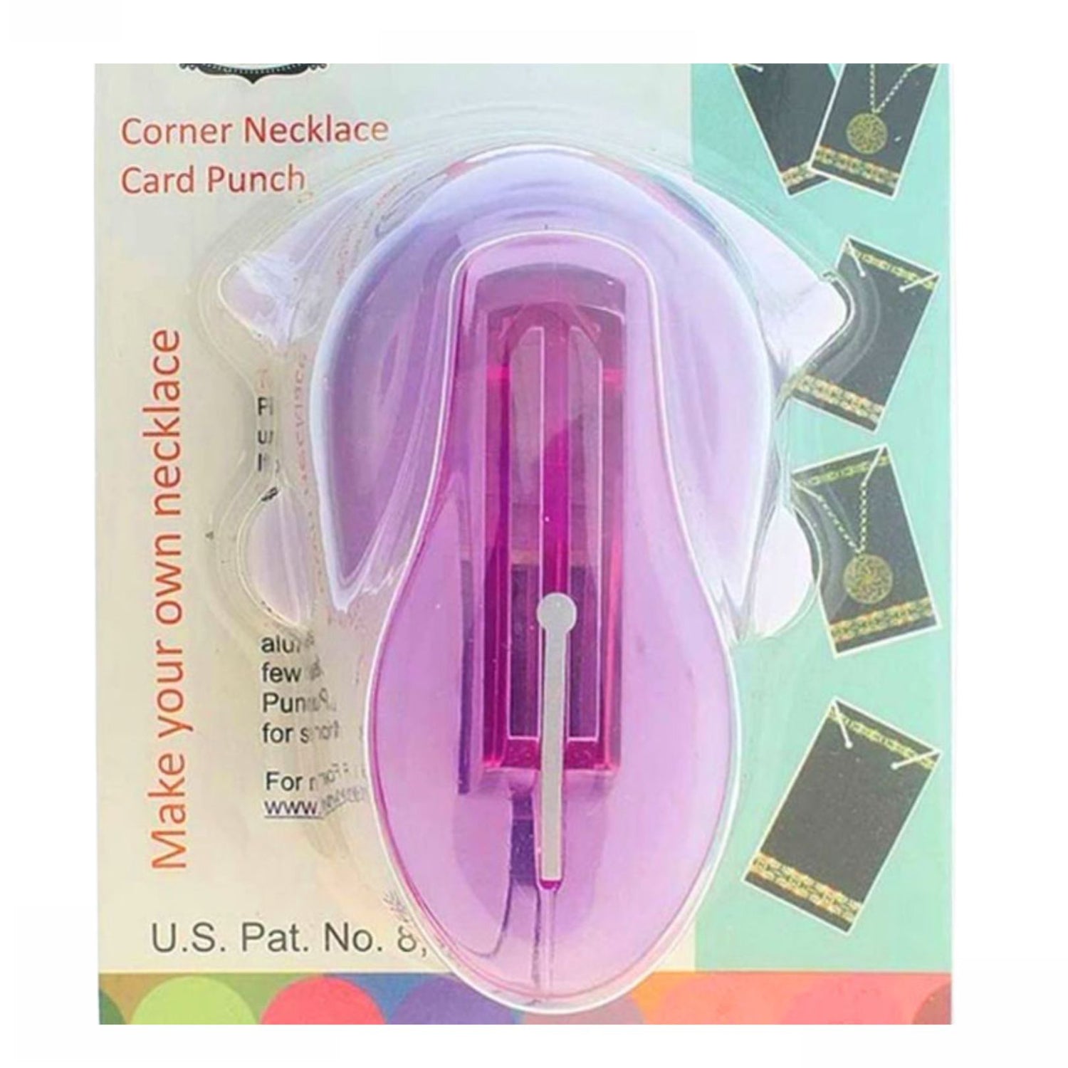 Corner Necklace Card Punch / Perforadora para Crear Exhibidor de Collares Perforadoras Easy Earring Cards