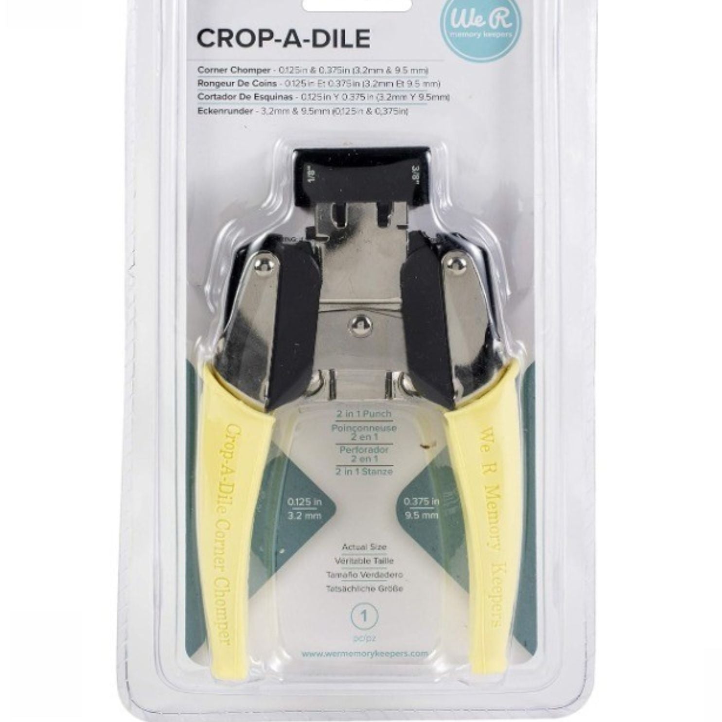 Retro Corner Chomper Rounder Radius / Redondeadora de Esquinas Perforadoras We R Memory Keepers