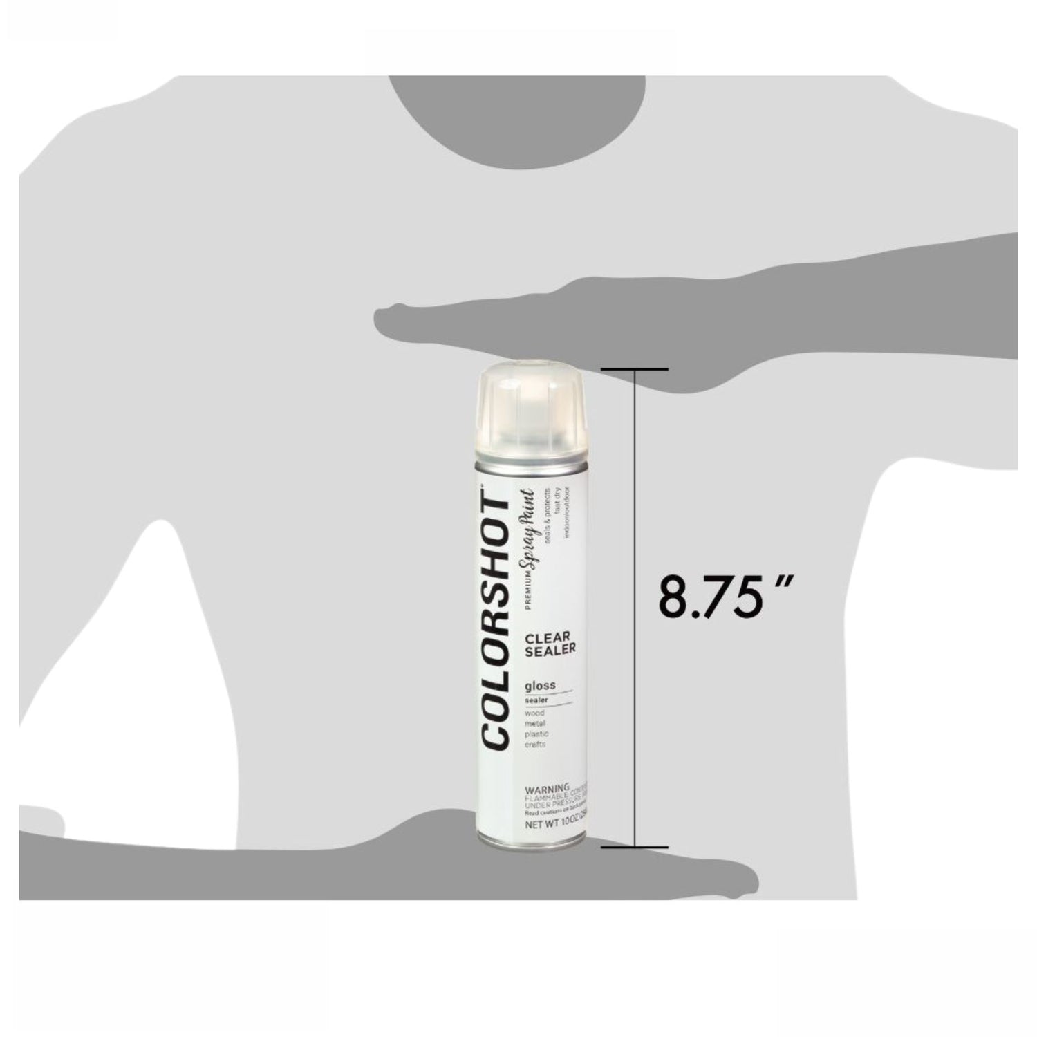 ColorShot Aerosol Spray Sealer Gloss / Sellador en Aerosol Brillante Accesorios Colorshot