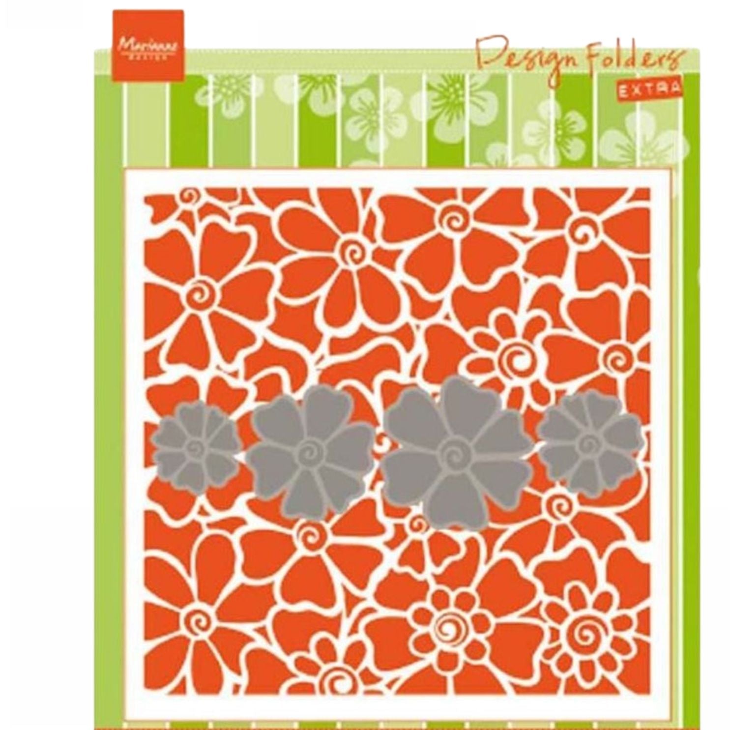 Embossing Folder & Die Poppies / Suajes y Folder de Grabado de Amapola Dados de Corte / Suajes / Troqueles Leane Creatief
