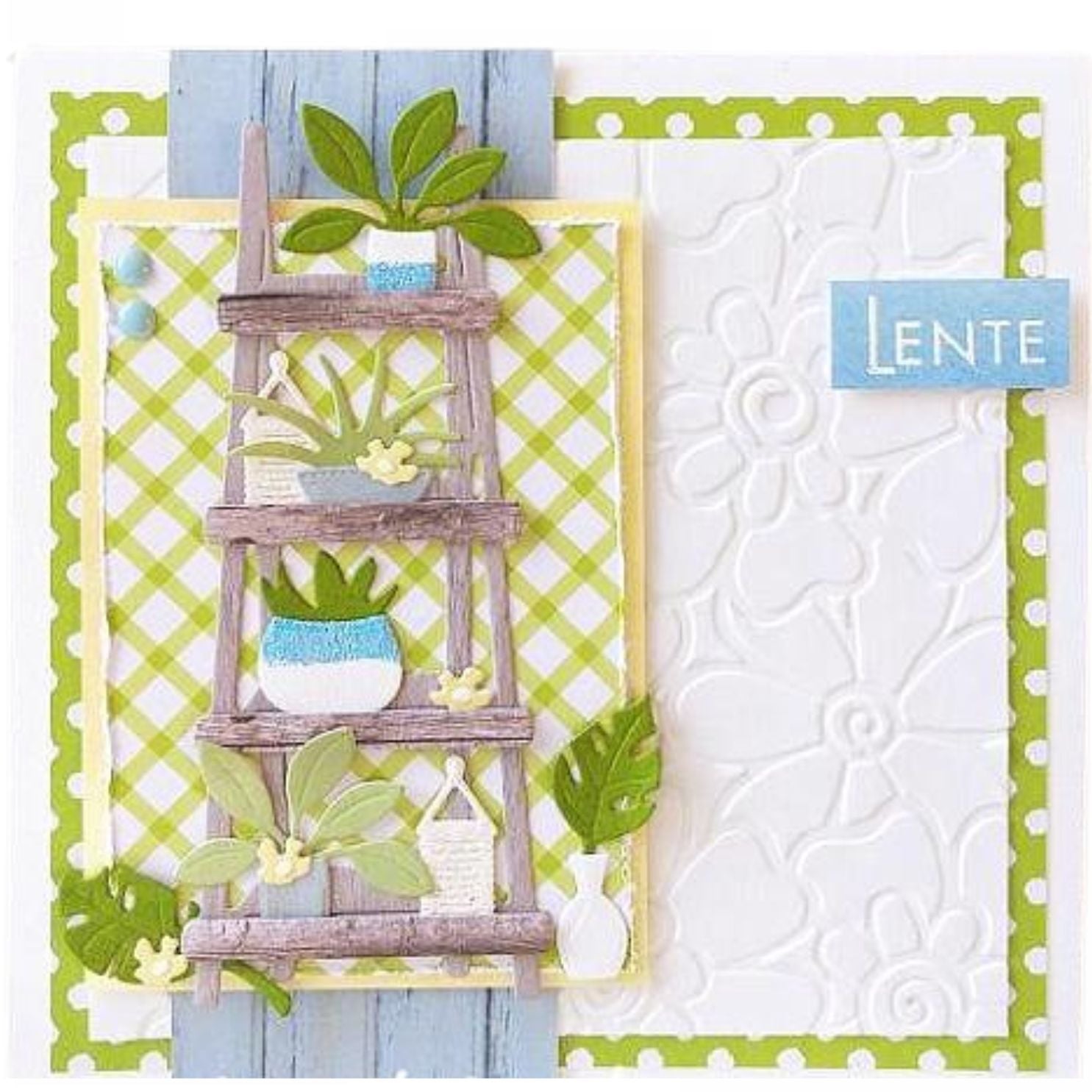 Embossing Folder & Die Poppies / Suajes y Folder de Grabado de Amapola Dados de Corte / Suajes / Troqueles Leane Creatief