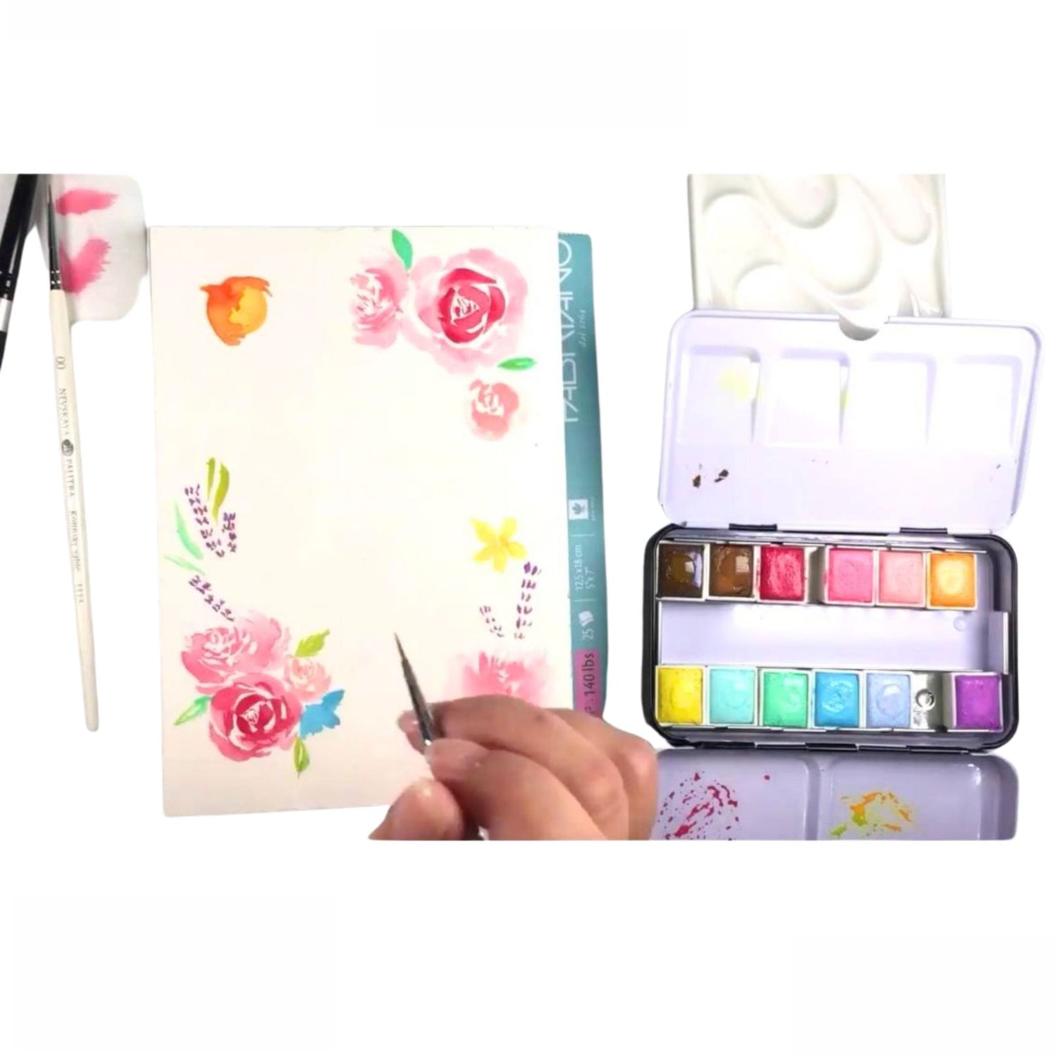 Watercolor Confections Pastel Dreams / Estuche de Acuarelas en Tonos Pasteles Acuarela Prima Marketing