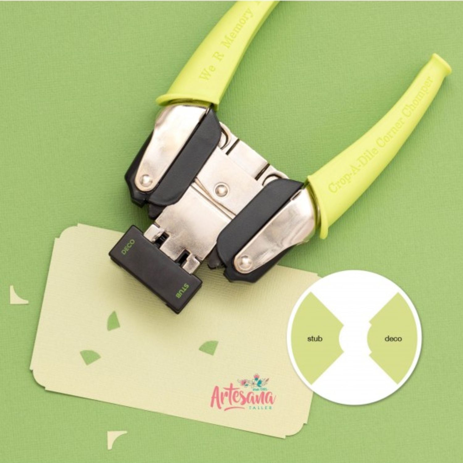 Retro Corner Chomper Rounder Stub & Deco / Redondeadora de Esquinas Perforadoras We R Memory Keepers