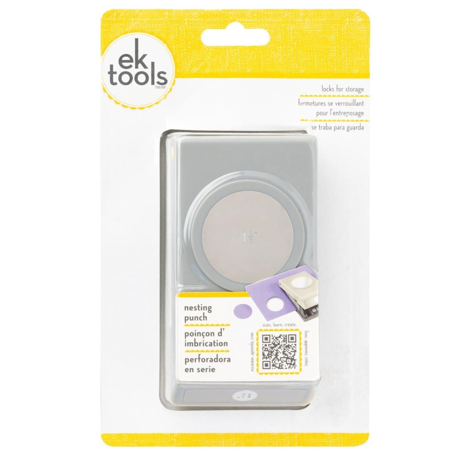 Slim Punch Circle 1 1/2" / Perforadora de Círculo 3.81 cm Perforadoras Ek Success