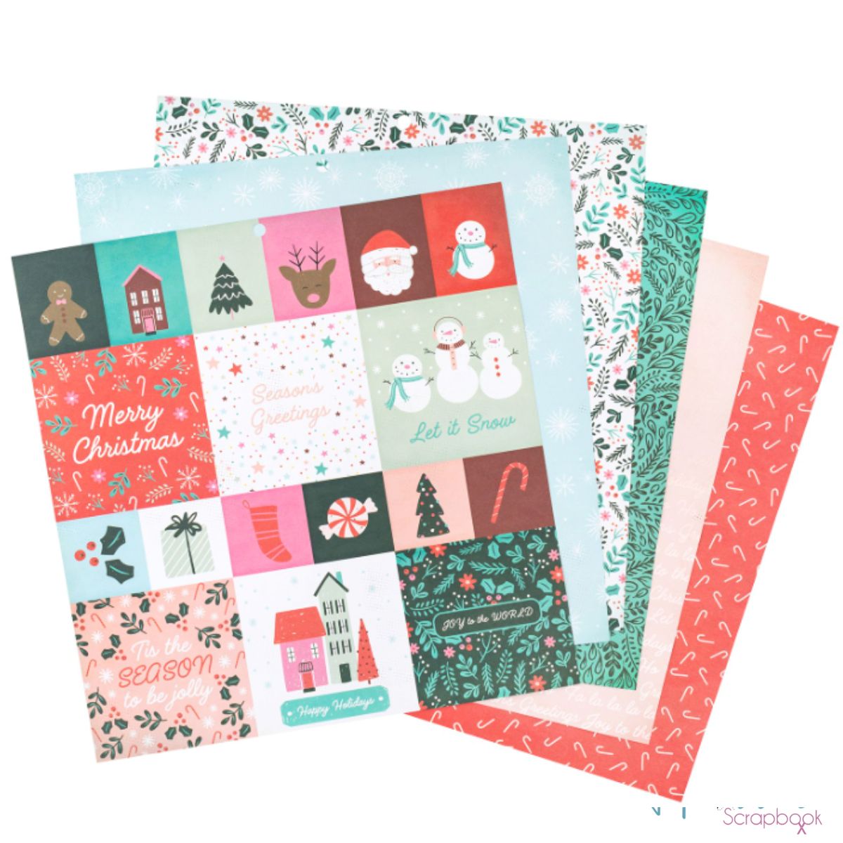 Premium Stack Down The Chimney 12" / Cartulina Doble Cara Bajo la Chimenea Papel DCWV