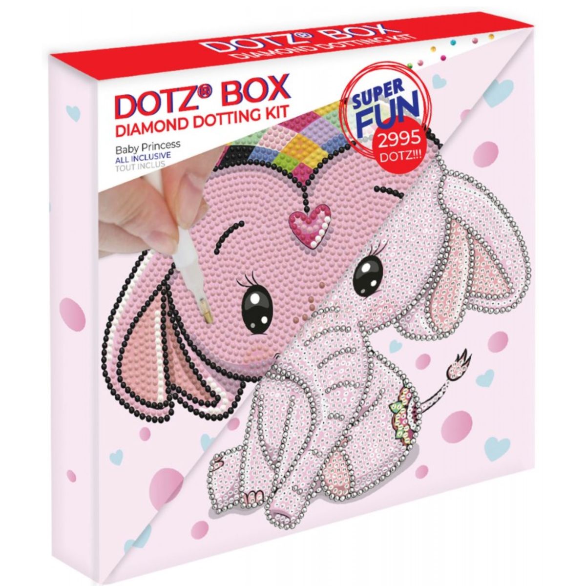 Art Box Kit Baby Princess / Pintura con Diamantes Princesa Pintura Dimensional Diamond Dotz