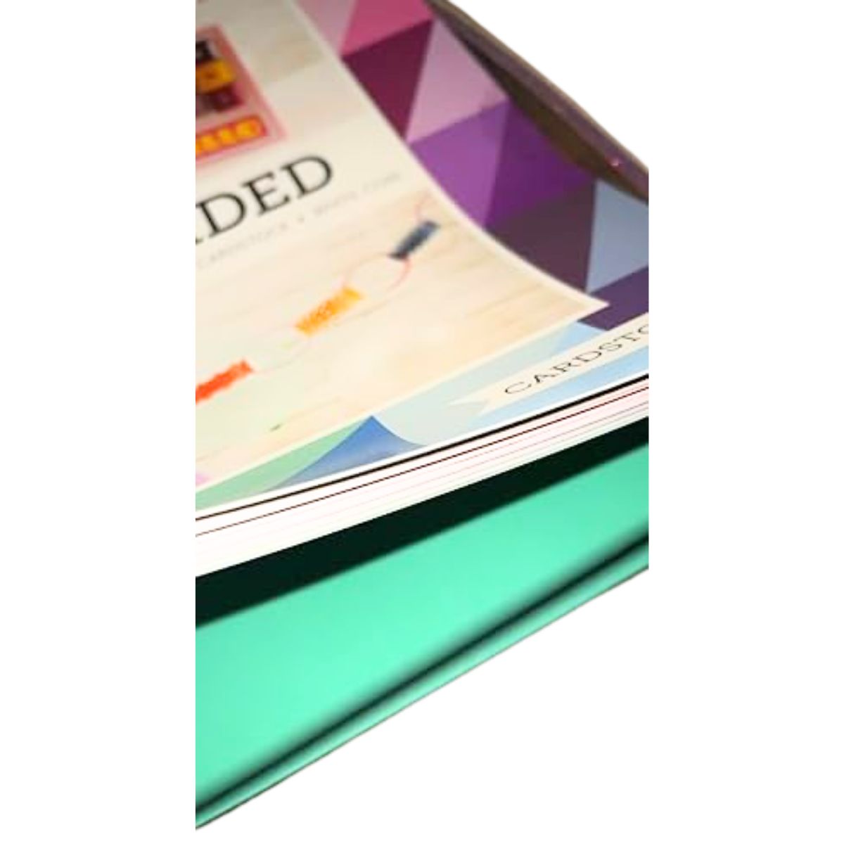 Double-Sided Textured Cardstock Stack / Block de Cartulina Texturizada Doble Cara Papel American Crafts