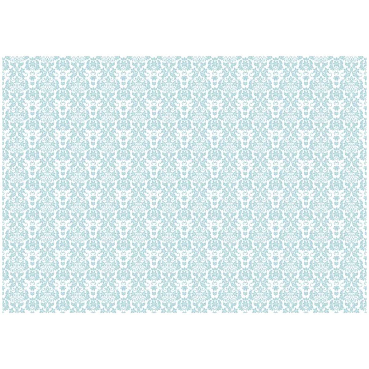 Lino Estampado Español para Encuadernación Arabesco Azul Bebé Encuadernacion Papers For You