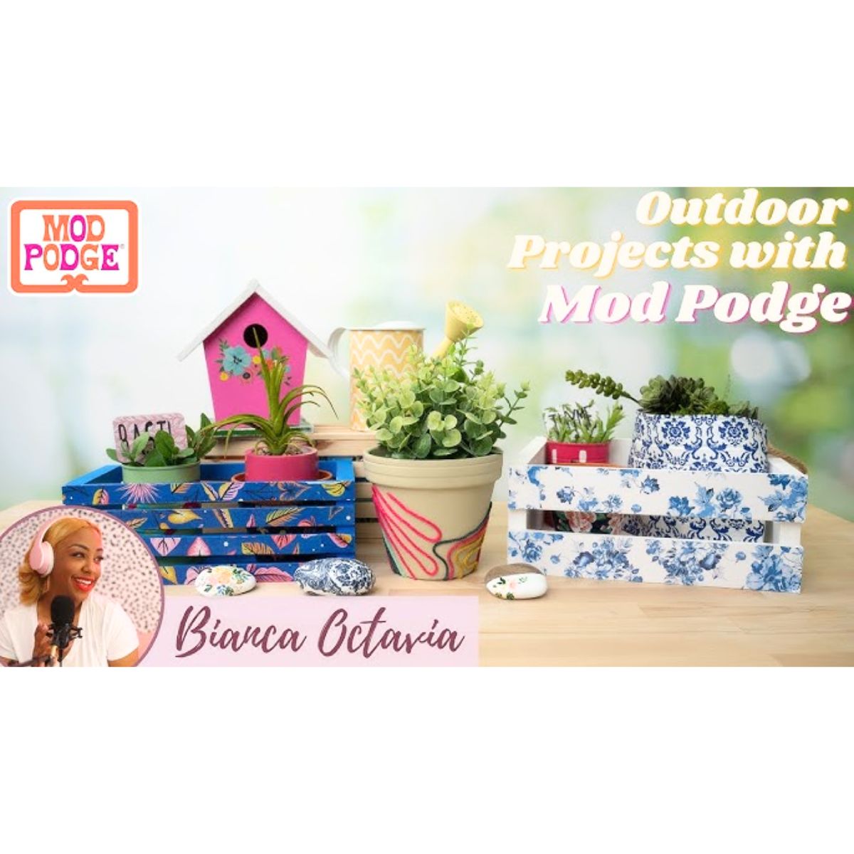 Mod Podge Outdoor Finish / Mod Podge Exteriores Adhesivos / Pegamentos Plaid