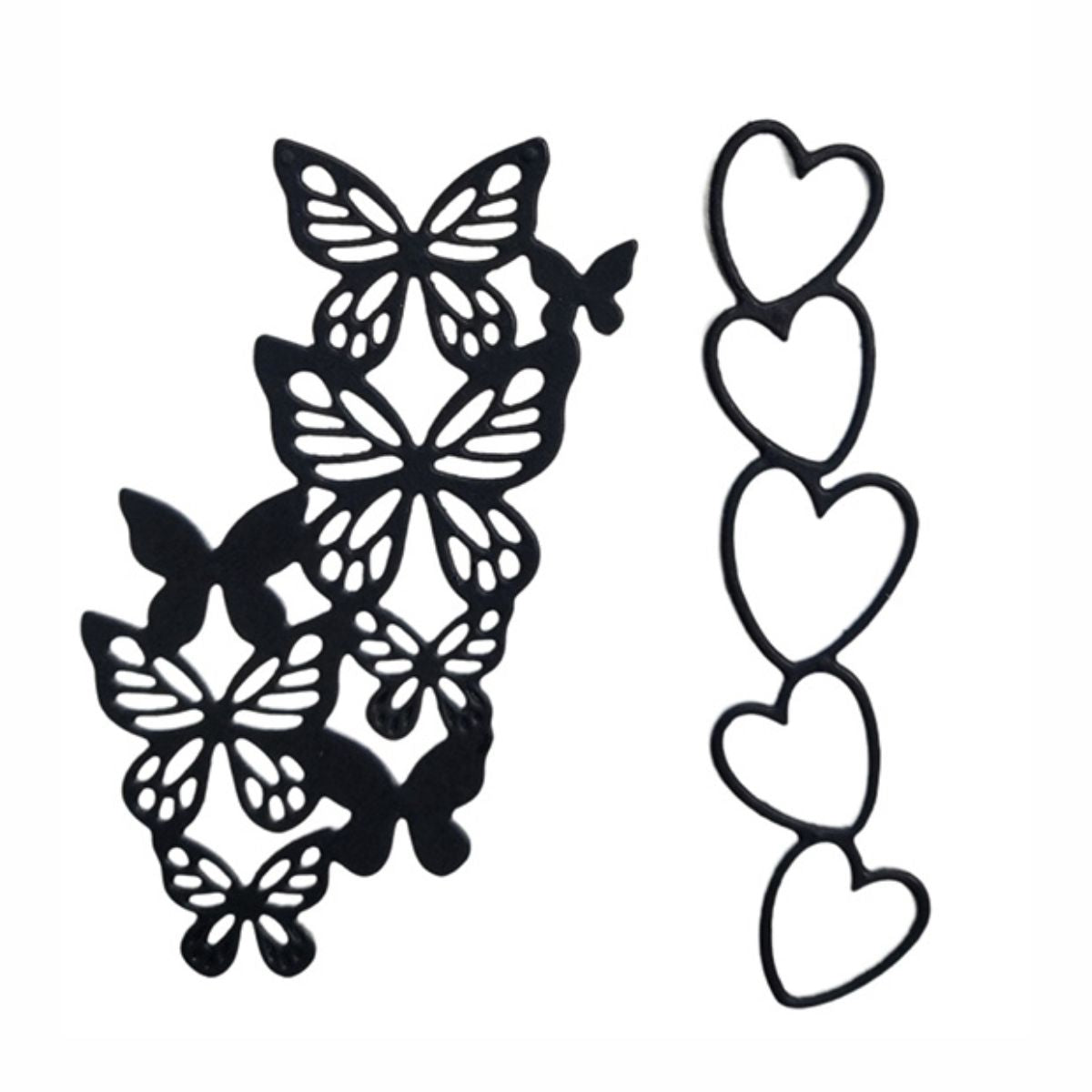 Hearts & Butterflies Dies / Suajes de Corazones y Mariposas Dados de Corte / Suajes / Troqueles Photo Play