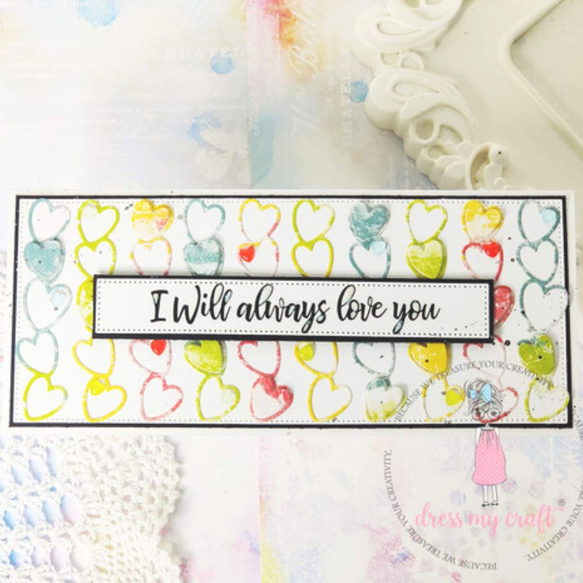 Hearts & Butterflies Dies / Suajes de Corazones y Mariposas Dados de Corte / Suajes / Troqueles Photo Play