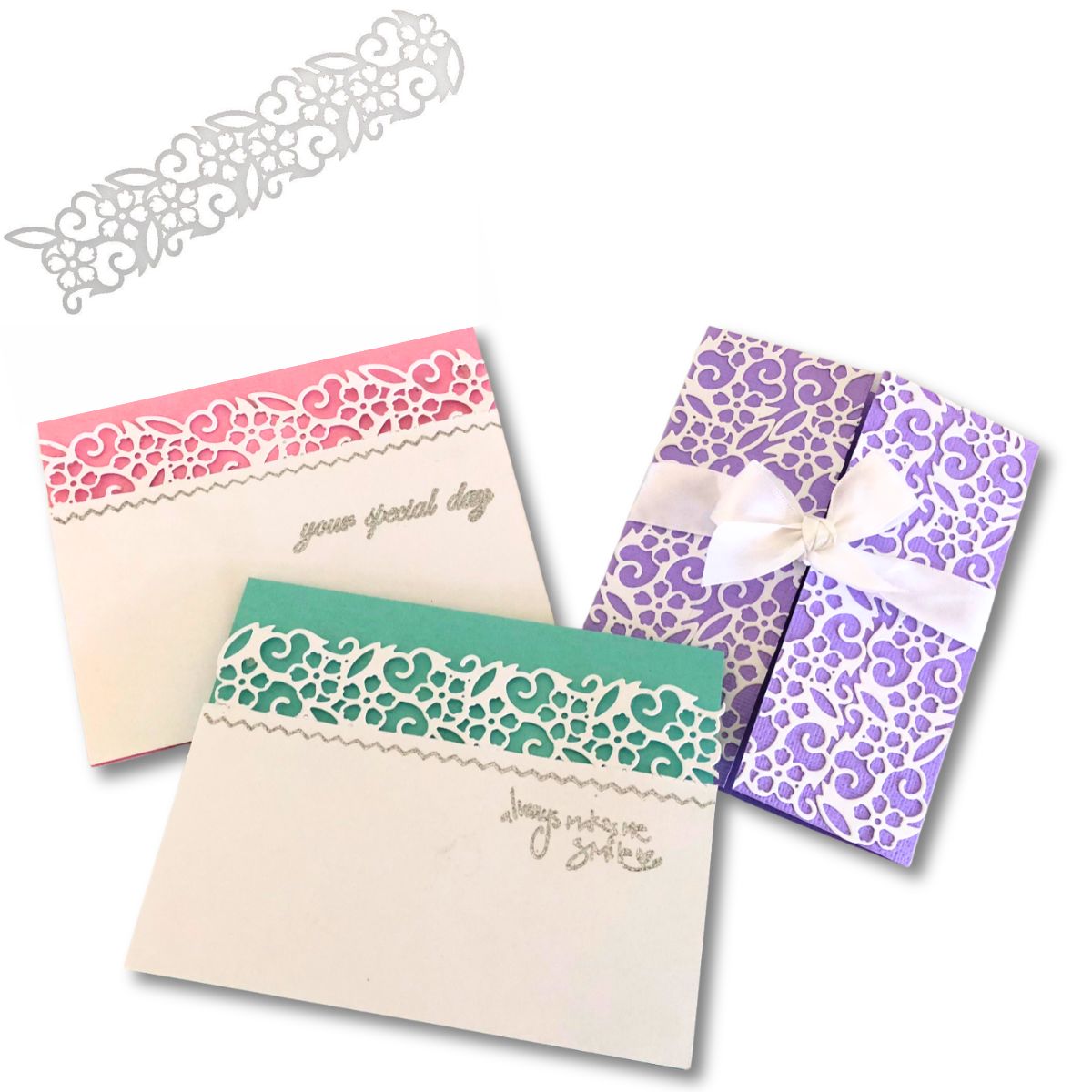 Climbing Flowers Border / Suaje de Borde Floral Dados de Corte / Suajes / Troqueles Ultimate Crafts