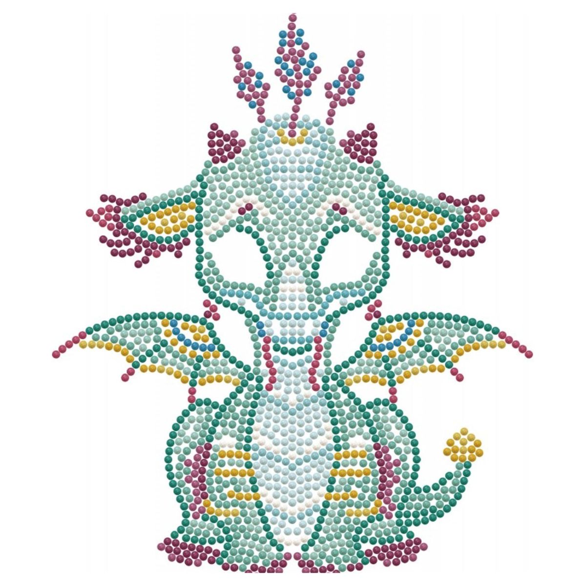 Art Box Kit Ariel The Baby Dragon / Pintura con Diamantes Dragon Pintura Dimensional Diamond Dotz