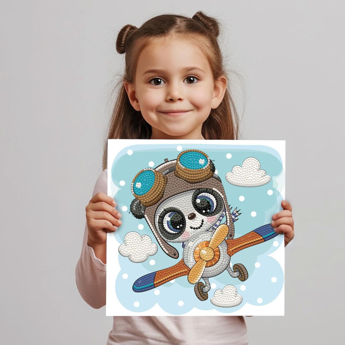 Art Box Kit Top Flight / Pintura con Diamantes Avioncito Pintura Dimensional Diamond Dotz