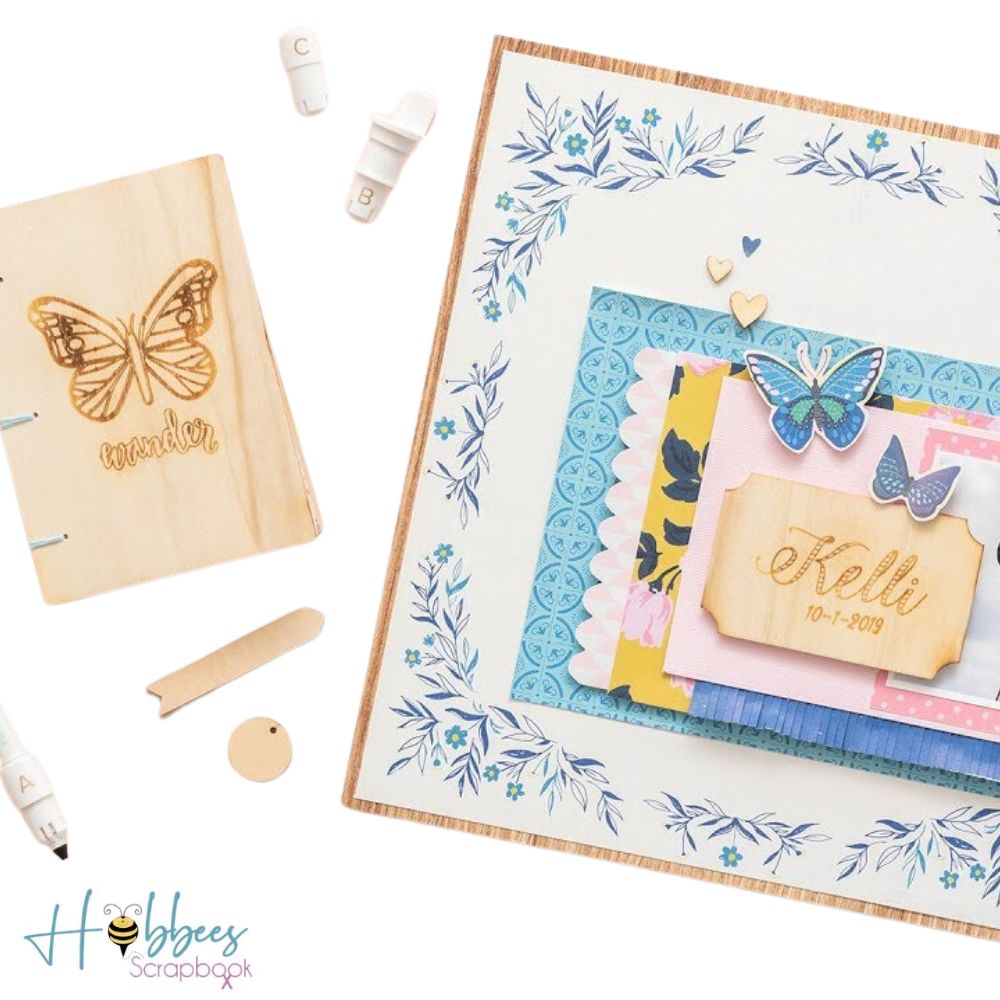 SingeQuill Wood Ephemera / Efímera de Madera Adornos / Embellishments American Crafts