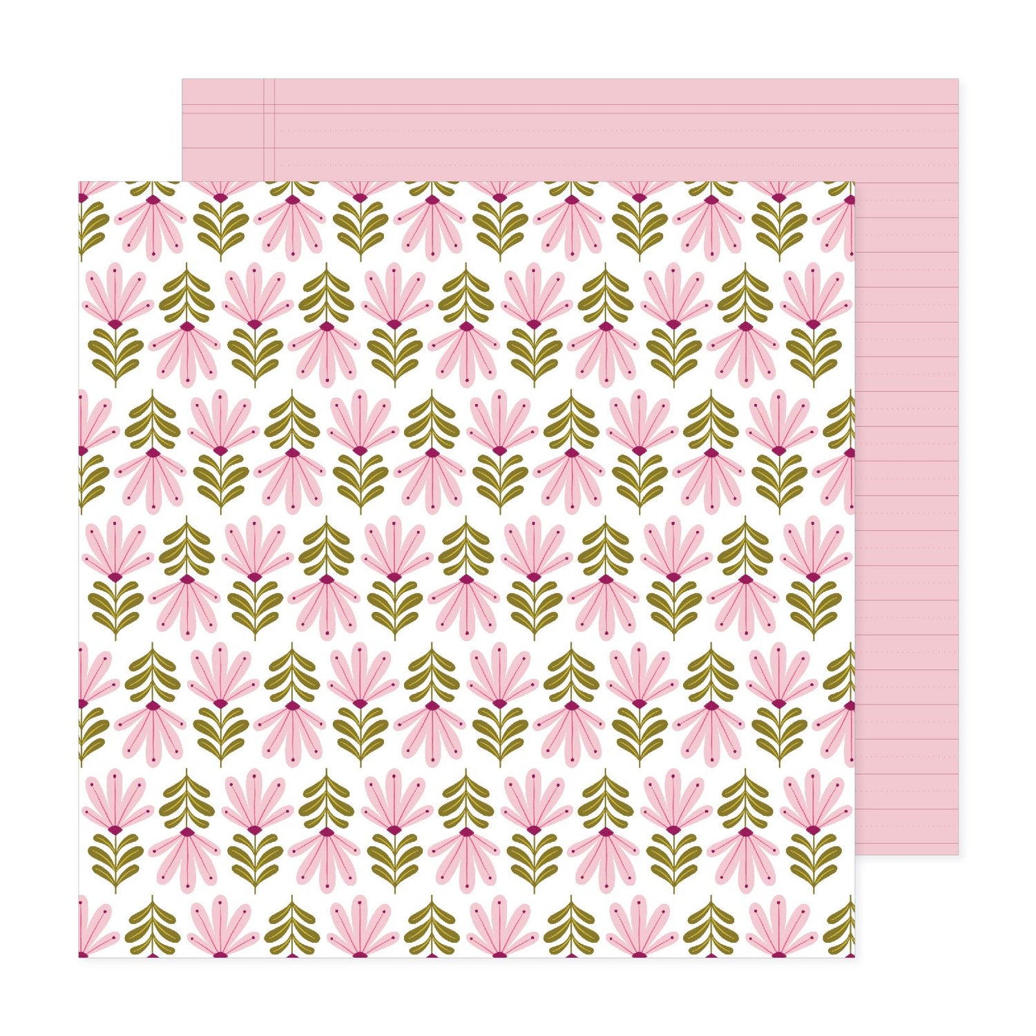 Joyful Notes Paper Sheet / Hoja de Papel Choose Kindness Papel, Hojas Sueltas Pink Paislee