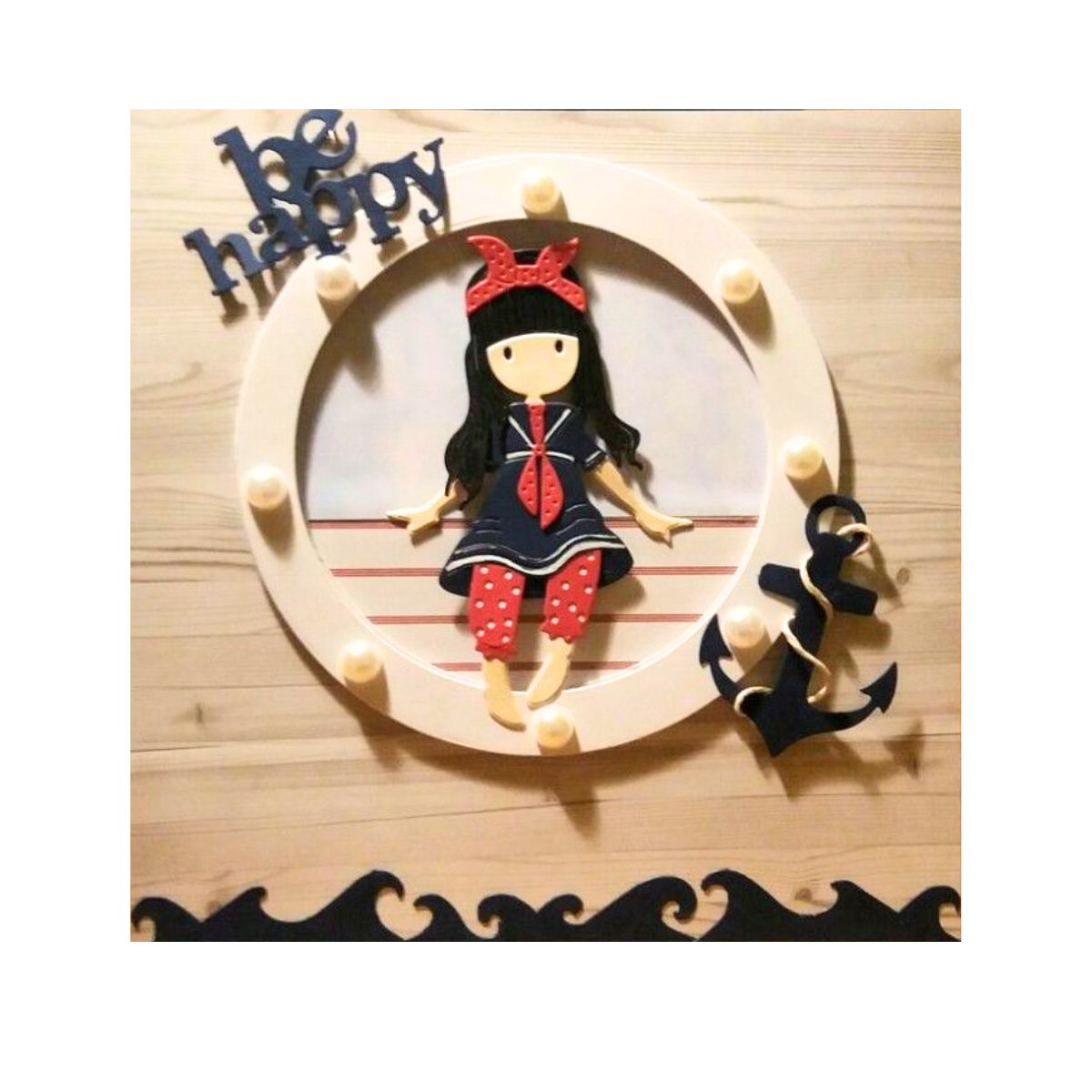 Gorjuss Postal Little Fishes Dies / Suajes de Corte Gorjuss Pescadora Dados de Corte / Suajes / Troqueles DoCrafts