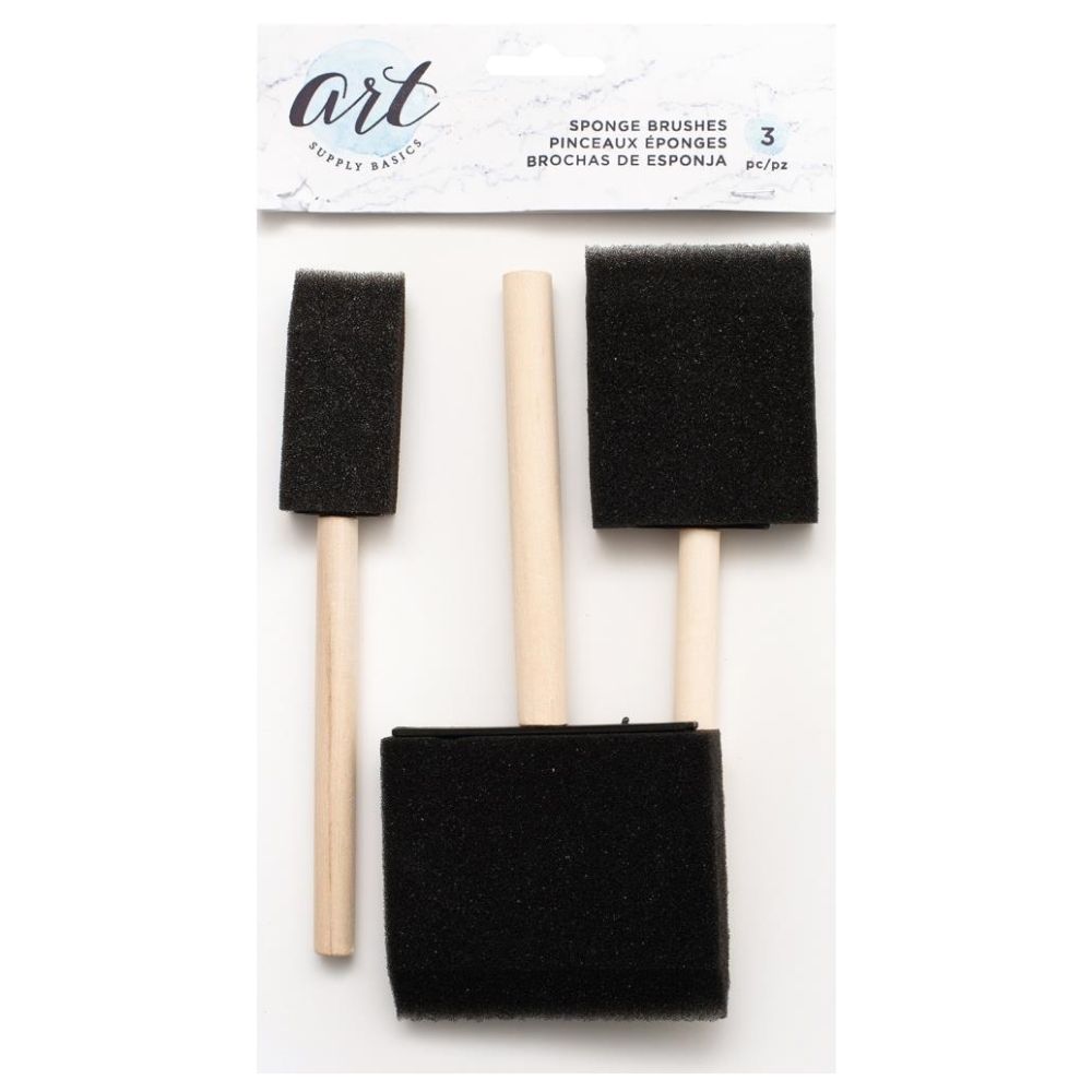 Sponge Brushes / Brochas de Esponja Pinceles y Brochas Art Supply Basics