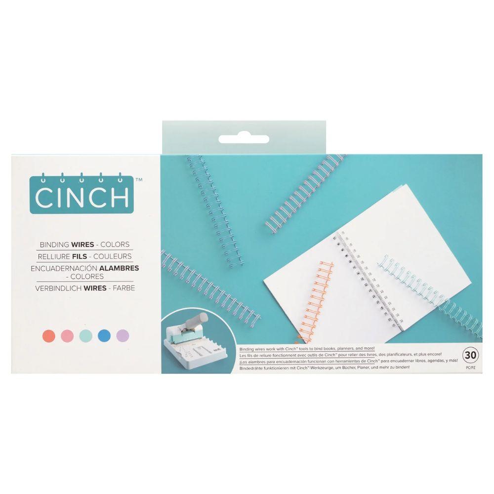 Cinch Binding Wires Colores / Espirales para Engargolar de Colores Surtidos 0.625" Arillos para Engargolar We R Memory Keepers