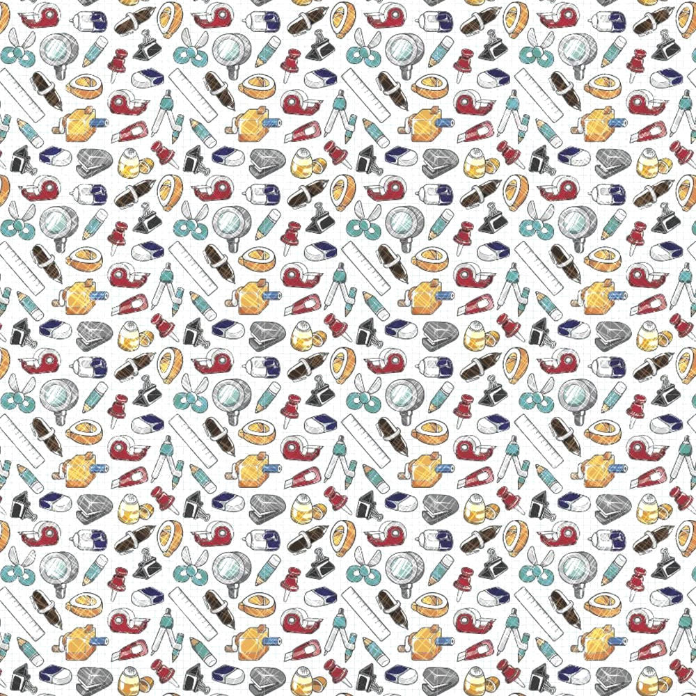 Back To School Paper Pad 12" / Block de Papel Regreso a la Escuela Papel Pink Paislee