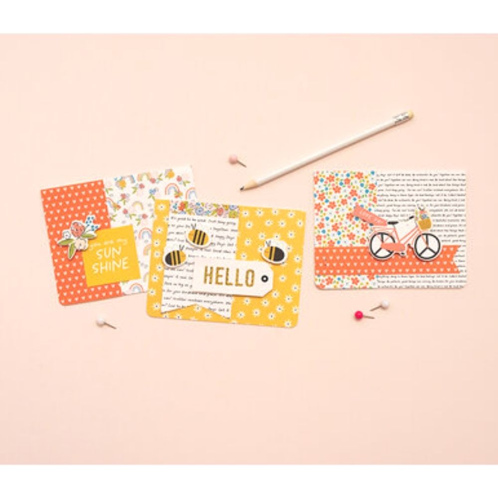 Reaching Out  Paper Pad 6 x 8" / Block de Papel Estampado Papel American Crafts