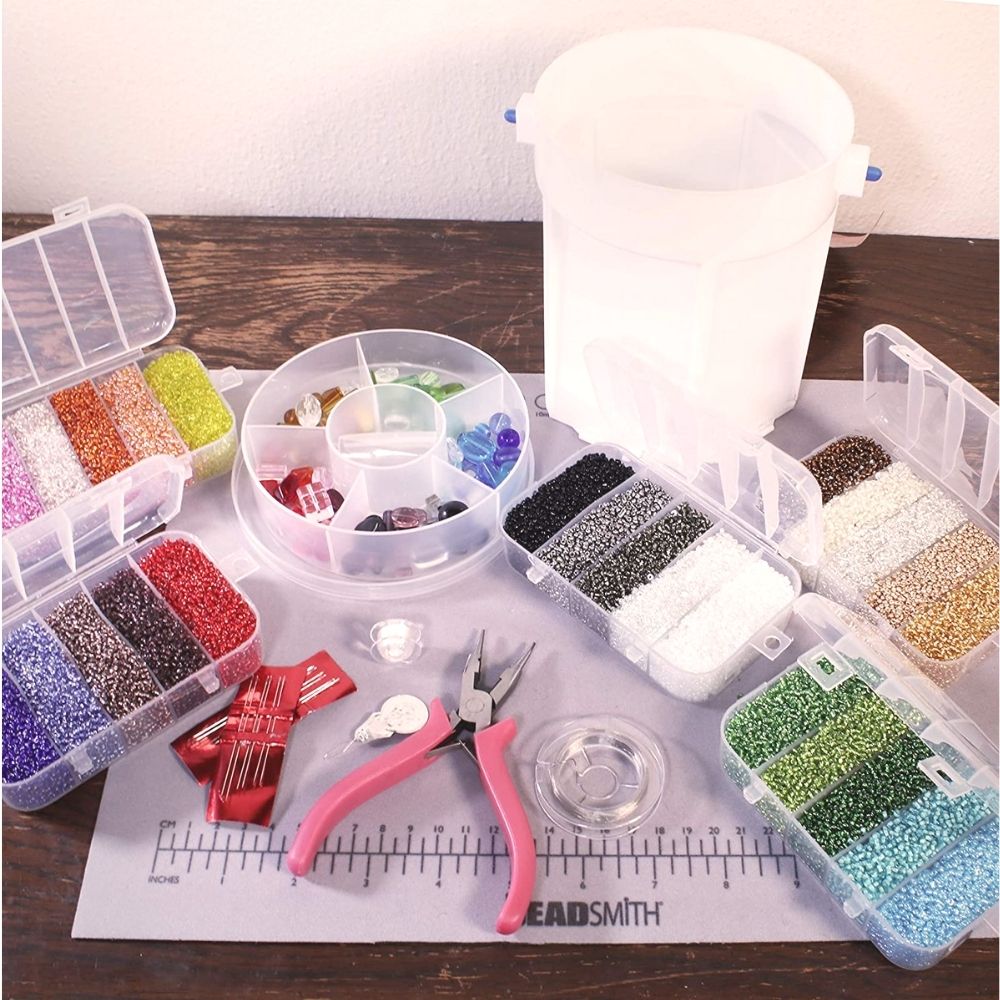Bead Caddy & Supplies Set / Set de Bisutería Portátil Herramientas para Joyerìa Bead Smith