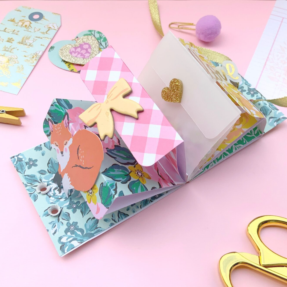 Garden Party Paper Pad 12 x 12" / Block de Papel Flores Papel American Crafts