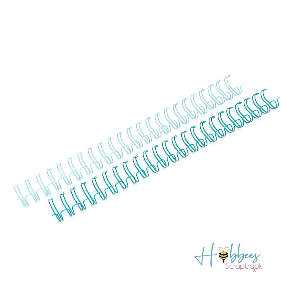 Cinch Wires Mint .625" / 4 Arillos Menta Arillos para Engargolar We R Memory Keepers