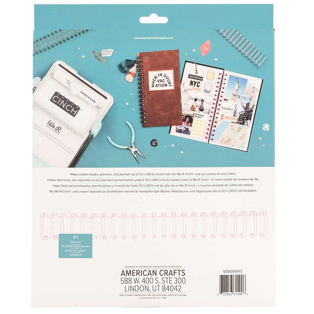 Cinch Wires Value Pack 0.625" / 16 Arillos Metálicos Arillos para Engargolar We R Memory Keepers