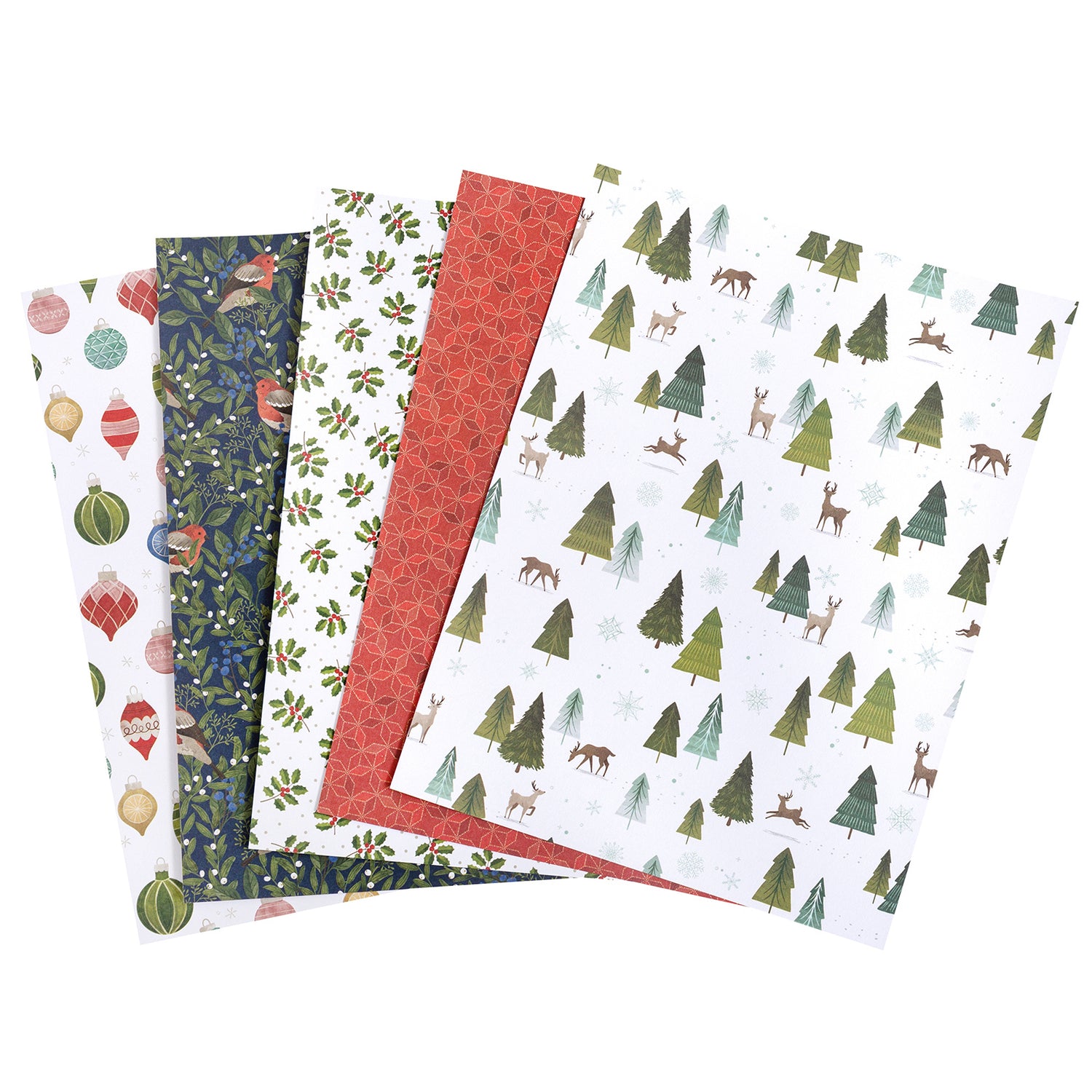 Together for Christmas 6 x 8" / Block De Papel Navideño 36 Hojas Papel Pink Paislee