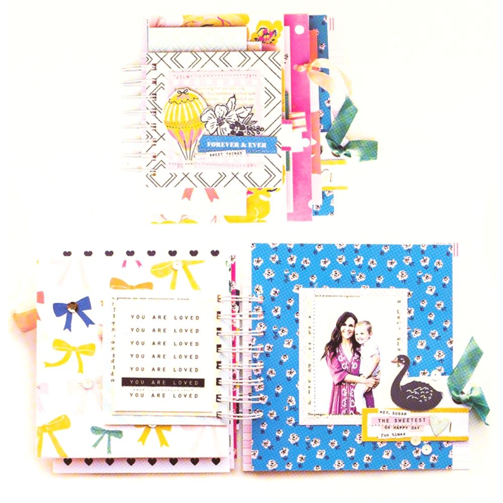 Sweet Story Paper Pad 6" / Block de Papel Decorado Papel Pink Paislee